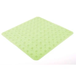Tappeto antiscivolo doccia Solid verde trasparente