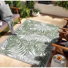 Tappeto in polipropilene summer foglie verde 120x180 cm