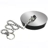 Tappo con catena e placca inox Ø 31 mm