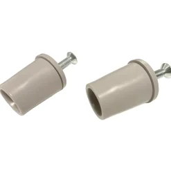 Tappo d`arresto per tapparelle 45 mm grigio 2 pezzi