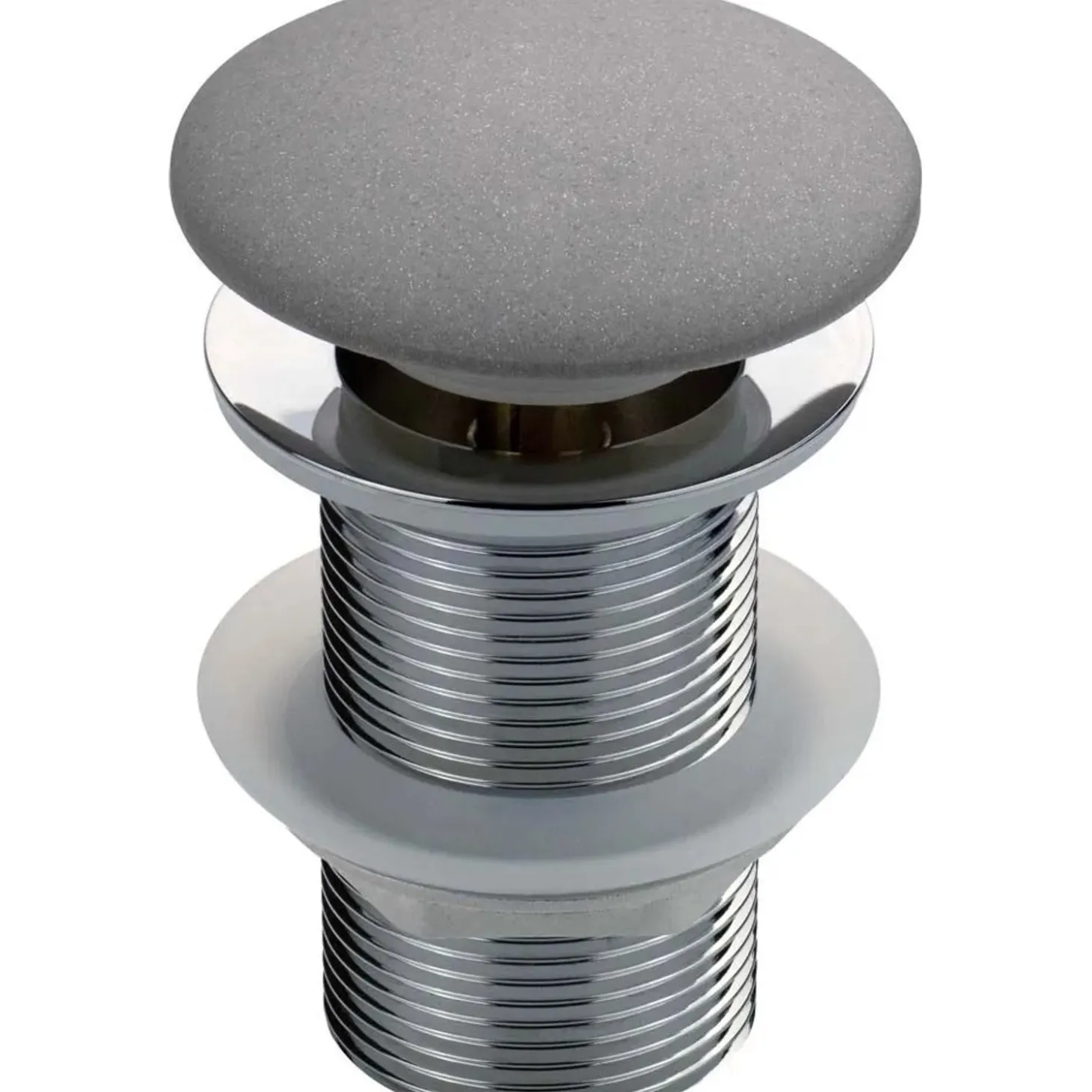 Tappo per lavello in granito grigio metallizzato