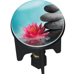 Tappo piletta Wenko Pluggy Lotus tema floreale Ø 3,9 cm