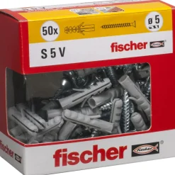 Tassello a espansione in nylon Fischer S Ø 5 mm 50 pz