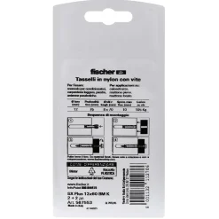 Tassello a espansione in nylon Fischer SX Ø 12 mm 2 pz