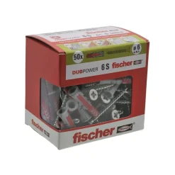 Tassello bimateriale Fischer Duopower Ø 6 mm 50 pz