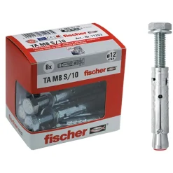 Tassello in acciaio per calcestruzzo Fischer TA M8 S/10 Y 8 pz