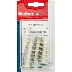 Tassello per materiale isolante fischer FID II con vite 4 pz