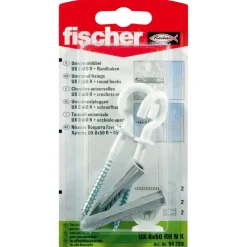 Tassello universale Fischer UX Ø 8 mm con occhiolo aperto 2 pz