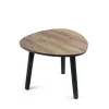 Tavolino in legno scuro 39x39x32 cm