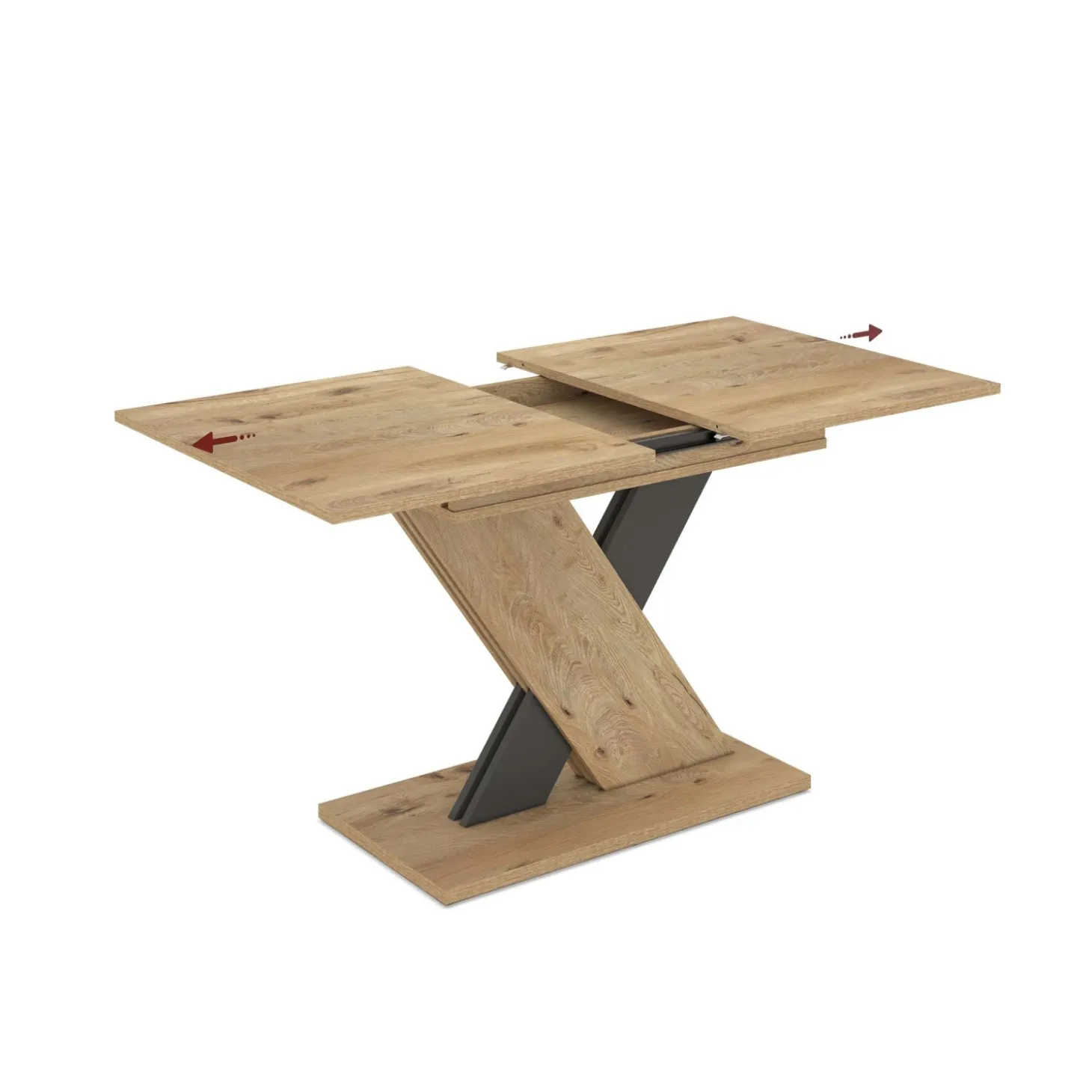 Tavolo allungabile da pranzo AXI rovere 120x75x76 cm