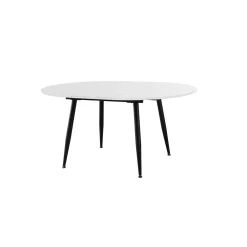 Tavolo allungabile da pranzo Cordelia bianco 120x120x75 cm