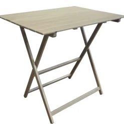 Tavolo da giardino Prince in legno 60x80xH72 cm grigio