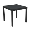Tavolo da giardino Sullivan in alluminio antracite 70x70x75 cm