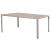 Tavolo da giardino Tenerife in metallo e plastica 156x78x74 cm