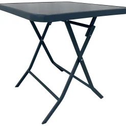 Tavolo da giardino Toconao pieghevole in acciaio 70x70xH70 cm
