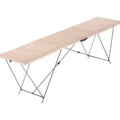 Tavolo da lavoro per tappezziere LUX-TOOLS in legno con struttura in acciaio