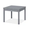 Tavolo raddoppiabile Firenze cemento 90x90x77 cm