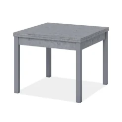 Tavolo raddoppiabile Firenze cemento 90x90x77 cm