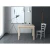 Tavolo raddoppiabile Firenze olmo 90x90x77 cm