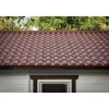 Tegola etrusca in plastica riciclata col terracotta cfz 9 pz