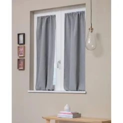 Tenda a vetro 60x230 cm Stoccolma grigio