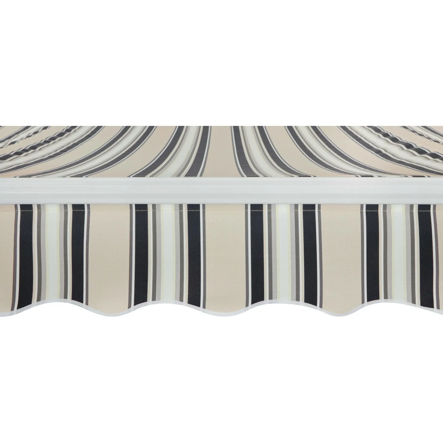 Tenda da sole a braccio reclinabile 295x200 cm beige/grigio