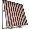 Tenda da sole a caduta con braccetti Milos 100x250 cm beige-bordeaux