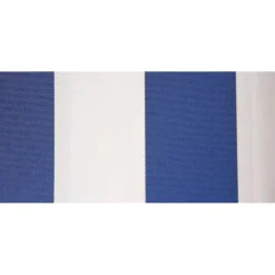 Tenda da sole a caduta con braccetti Milos 250x250 cm bianco-blu