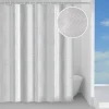 Tenda doccia Neve in tessuto 180x200 cm bianco