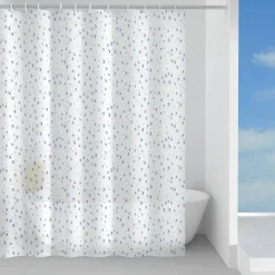 Tenda doccia Rugiada in peva 240x200 cm azzurra