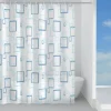 Tenda doccia Tablet in peva 240x200 cm azzurra