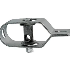 Tenditori per fili recinzione in lamiera 10x3 cm grigio