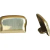 Terminale in ottone bronzato per corrimano 55 mm x 35 mm