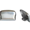 Terminale in ottone satinato per corrimano 55 mm x 35 mm