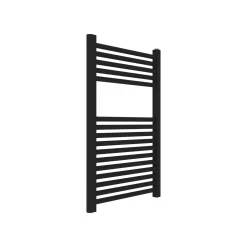 Termoarredo scaldasalviette idraulico 500x770x30 mm nero opaco