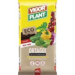 Terriccio per ortaggi Vigorplant Peat FREE 45 l