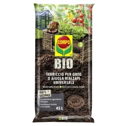 Terriccio per orto o aiuola rialzati universale Compo Bio 45 l