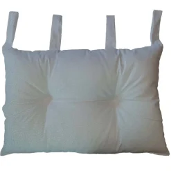Testiera letto ecopelle bianco 45x70 cm