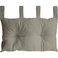 Testiera letto ecopelle ecru 45x70 cm