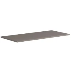 Top di finitura in truciolare 99,7x1,8x45,5 cm laccato opaco grigio