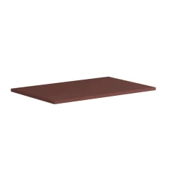 Top di finitura in truciolare 79,7x1,8x45,5 cm laccato opaco rosso Jaipur