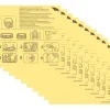 Toppe autoadesive Bestway 6,5 x 6,5 cm 10 pz.