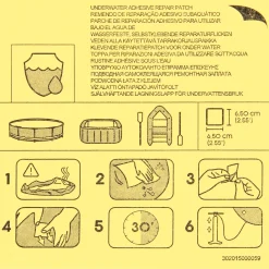 Toppe di riparazione Bestway autoadesive Impermeabili 10 pz