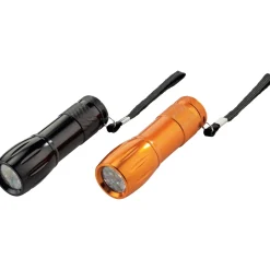 Torcia elettrica a LED alluminio 9,5x2,8x2,8 cm