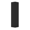 Torre bagno MDF Push to Open Idrostile 1600 mm nero opaco