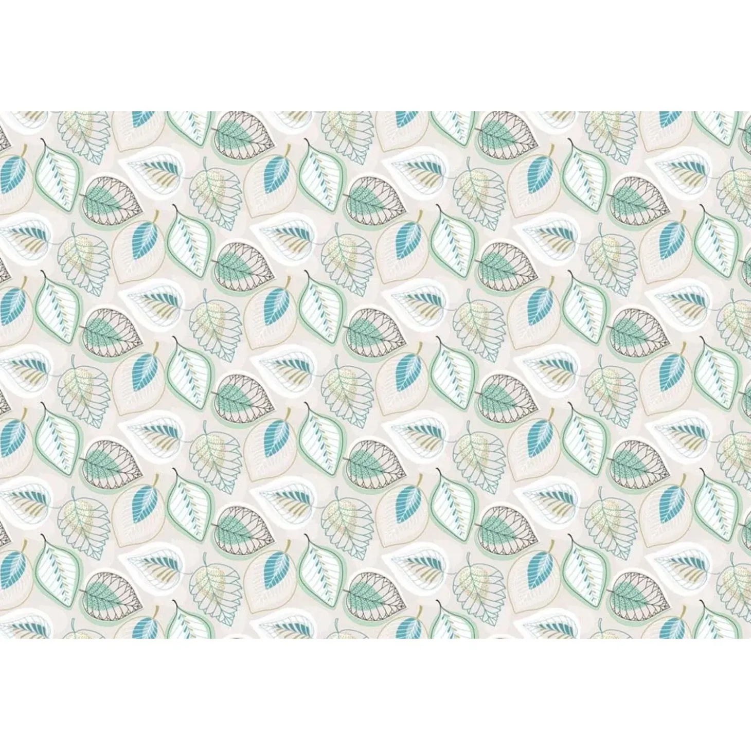 Tovaglia cerata Manhattan D-c-fix Green Leves 140 cm al metro