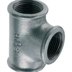 130 T Raccordi filettati in Ghisa Zincata Ti a 90° 3/8"