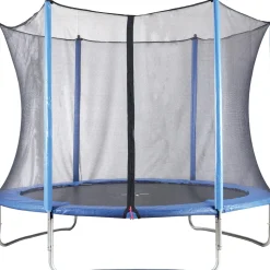 Trampolino rotondo da giardino per bambini L305xH256 cm