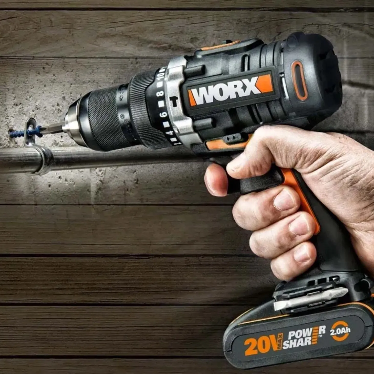 Trapano avvitatore a batteria Worx WX352 20V 2AH