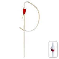 Travasatore a soffio compatto con rubinetto a pulsante 90-115 cm